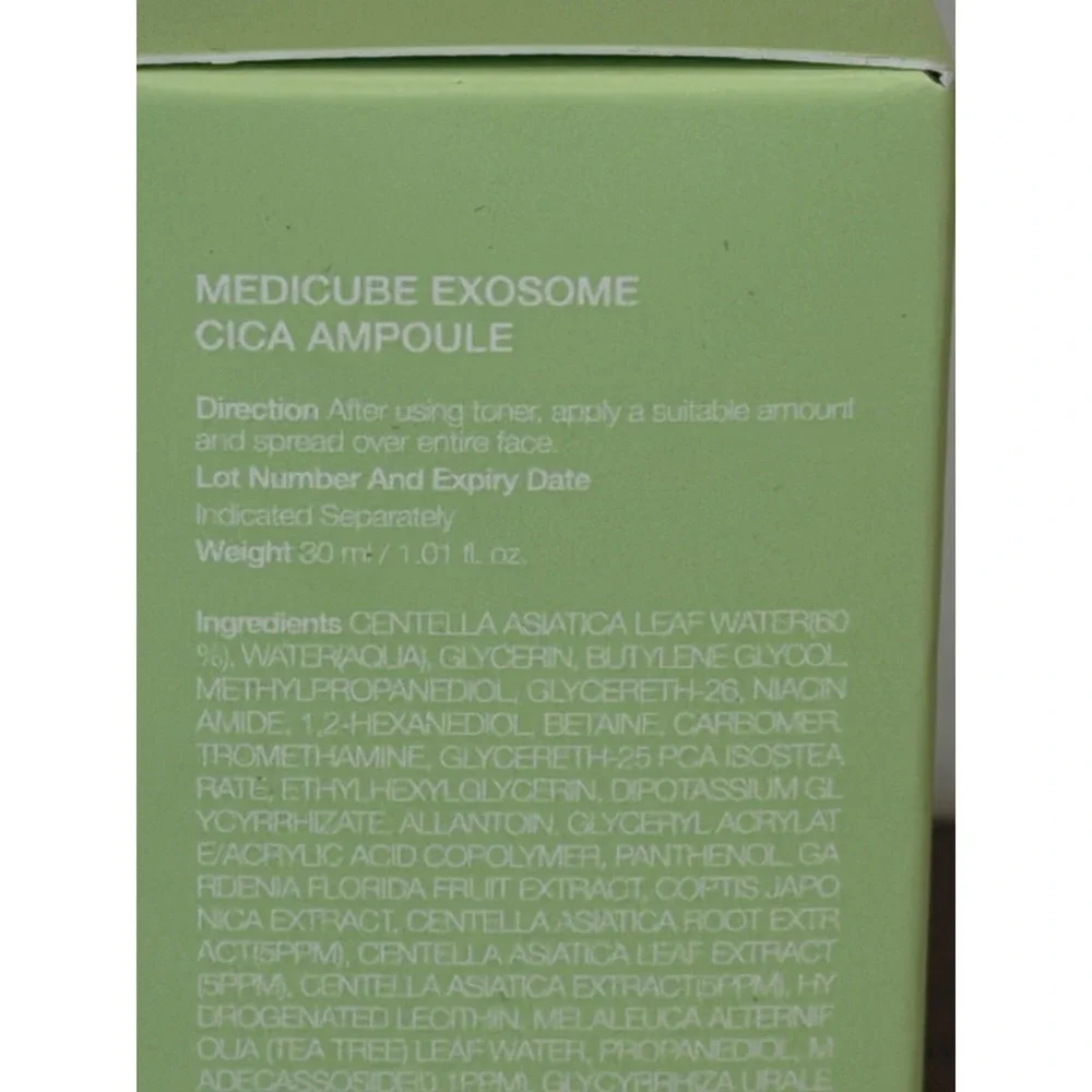 Medicube Exosome Cica Tea Tree Ampoule Serum 30ml / 1.01 fl oz New Sealed